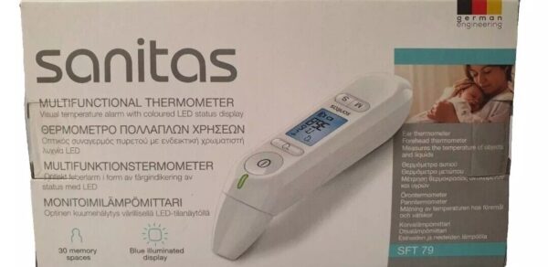 ⁦SANITAS MULTIFUNCTION THERMOMETER⁩ - الصورة ⁦1⁩