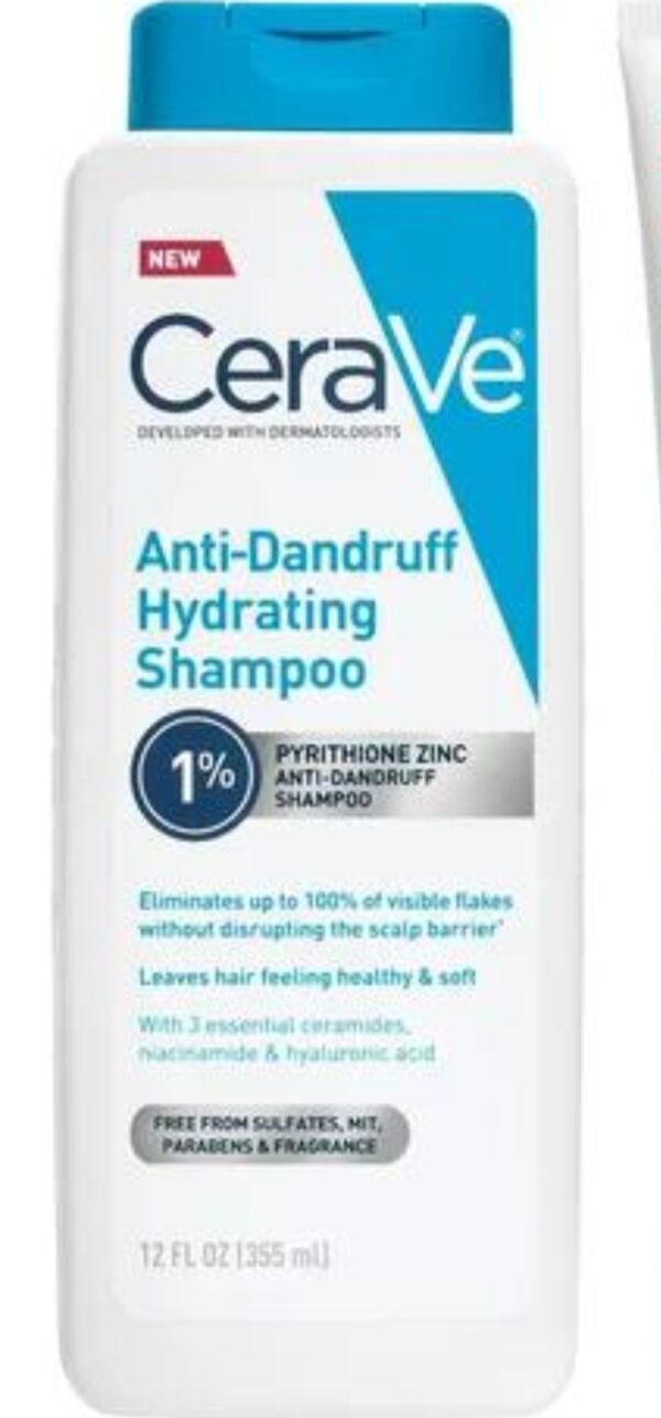 ⁦CERAVE ANTI-DANDRUF HYDRATING SHAMPO⁩ - الصورة ⁦1⁩