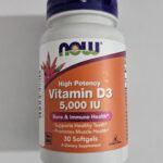 VITAMIN D3 5000IU NOW