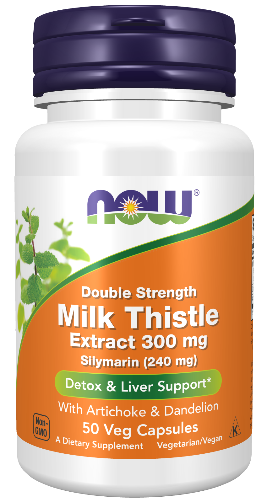 4738_mainimage MILK THUSTLE EXTRACT 300MG NOW - الصورة 1