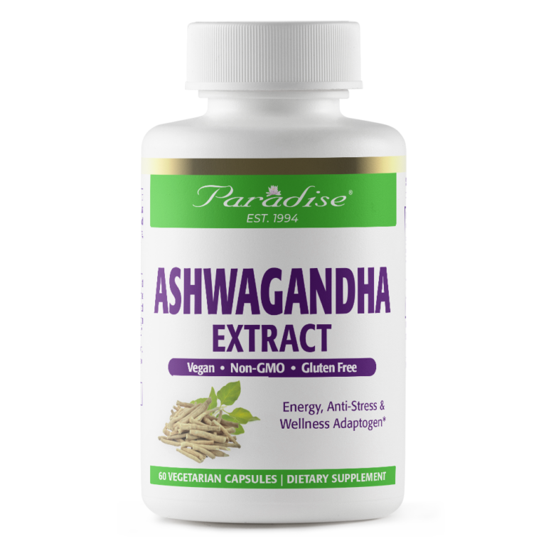 Ashwagandha-2023-Bottle-768x768 ASHWAGANDA EXTRACT PARADIS 60CAP - الصورة 1