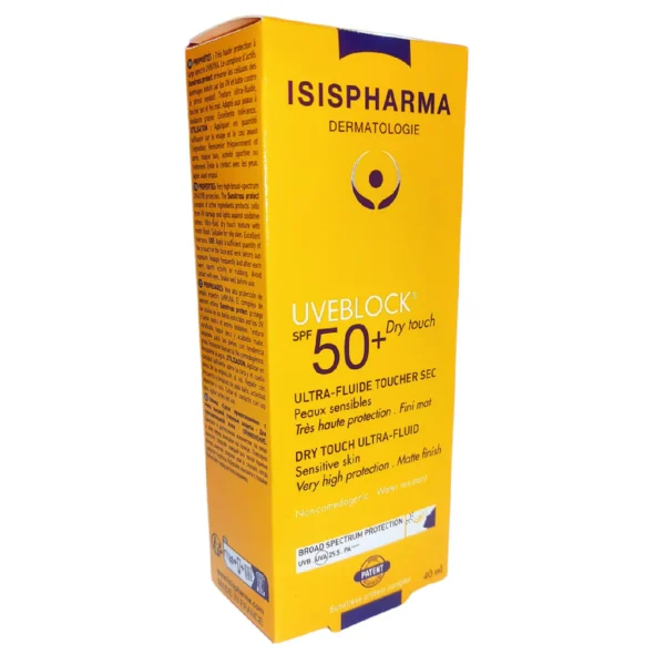 ⁦ISISPHARMA UVEBLOCK SPF 50 ULTRA FLUID TOUCHER SEC⁩ - الصورة ⁦1⁩