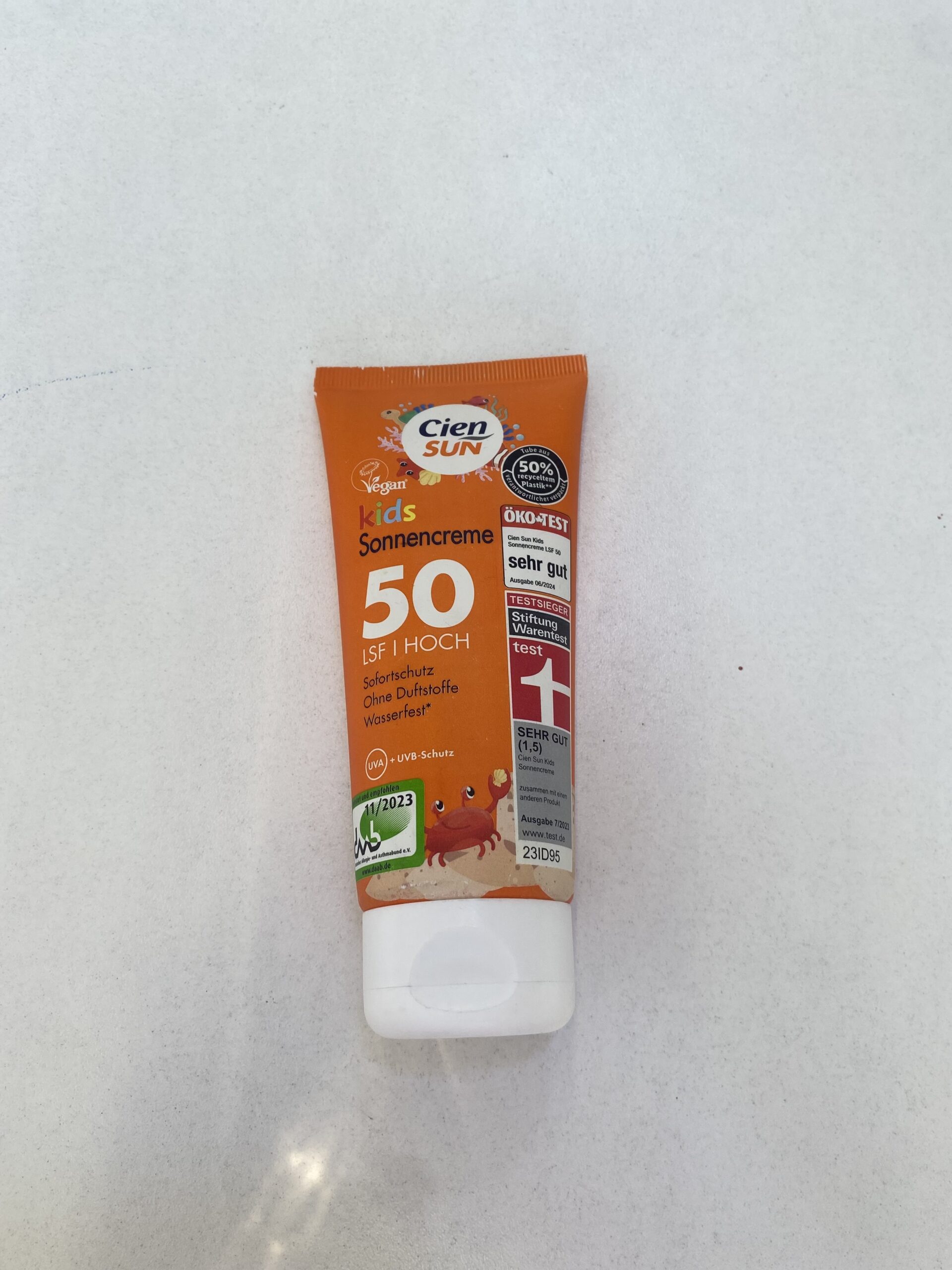 IMG_0842 CIEN SUN KIDS SONNENCREME - الصورة 1