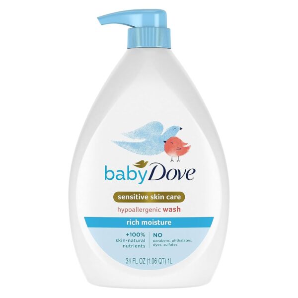 ⁦BABY DOVE SENSITIVE SKIN CARE HEAD TO TOE⁩ - الصورة ⁦1⁩