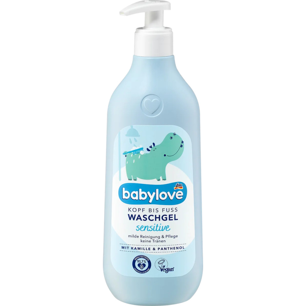 babylove-head-to-toe-wash-gel-sensitive-500-ml-167-fl-oz BABYLOVE WASCHGEL SENSITIVE - الصورة 1